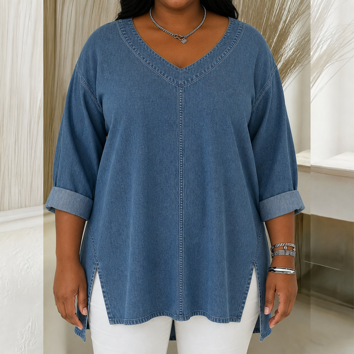 Lucy | Stilfuld Denim Top
