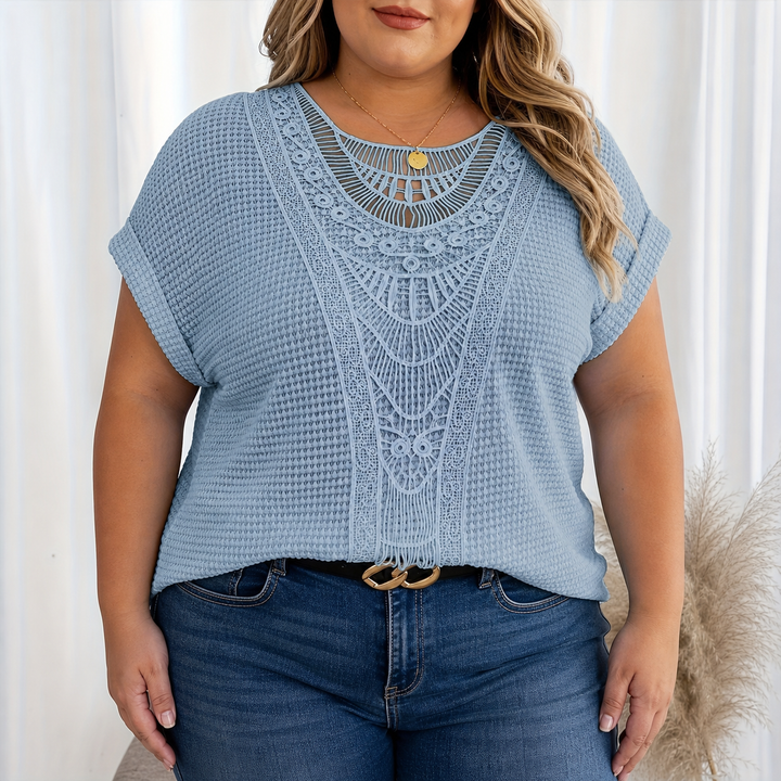 Violet | Detaljeret Strikket Top