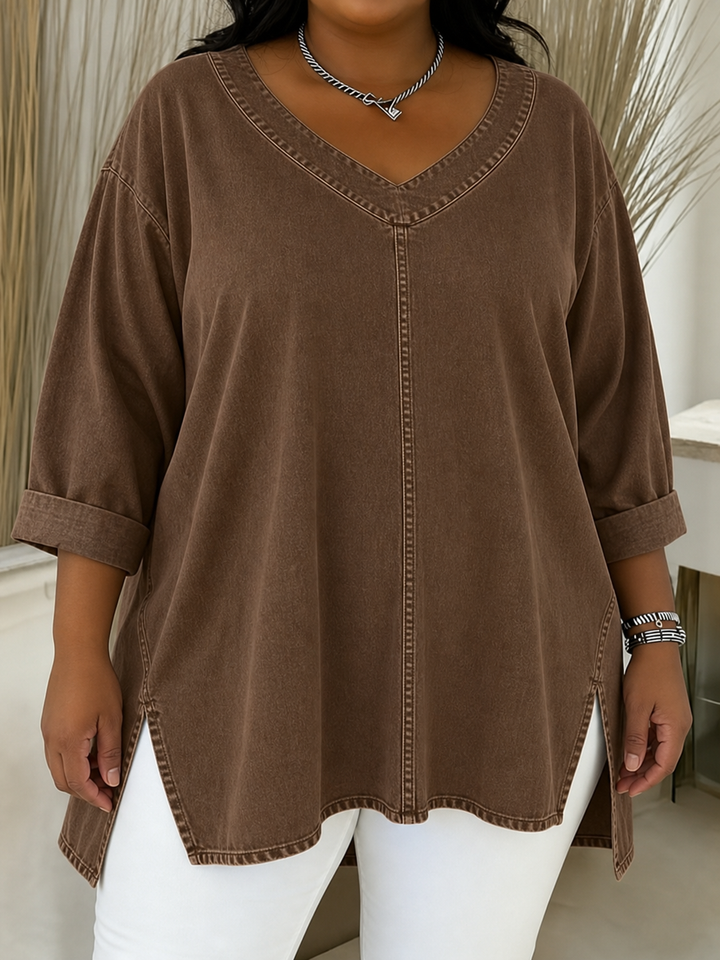 Lucy | Stilfuld Denim Top