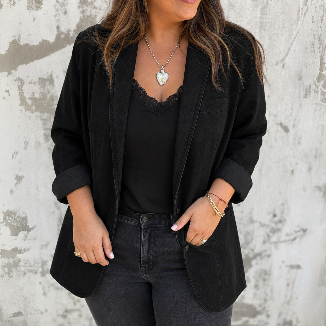 Sarah | Ukompliceret Denim Blazer