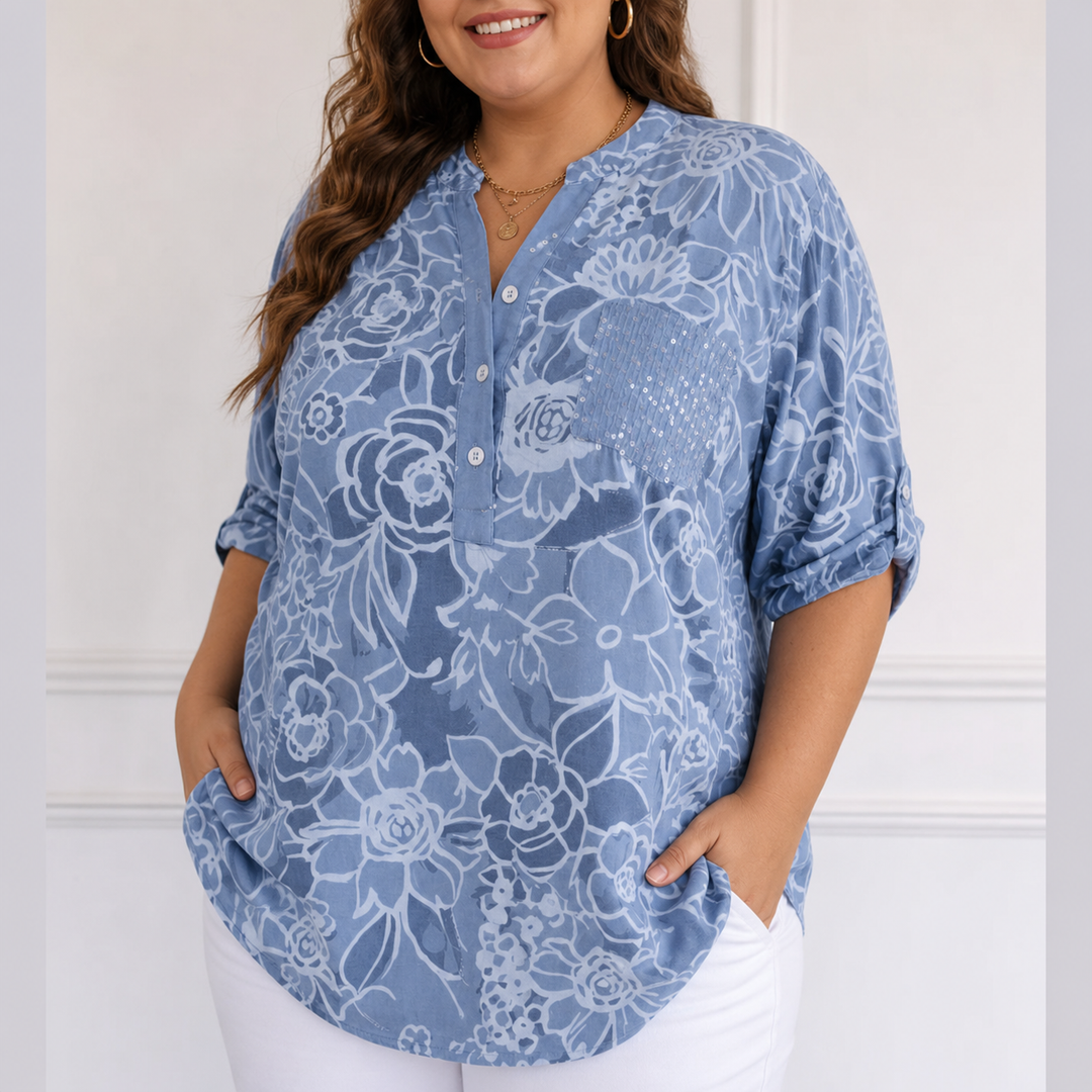 Avery | Elegant Bluse med Lomme