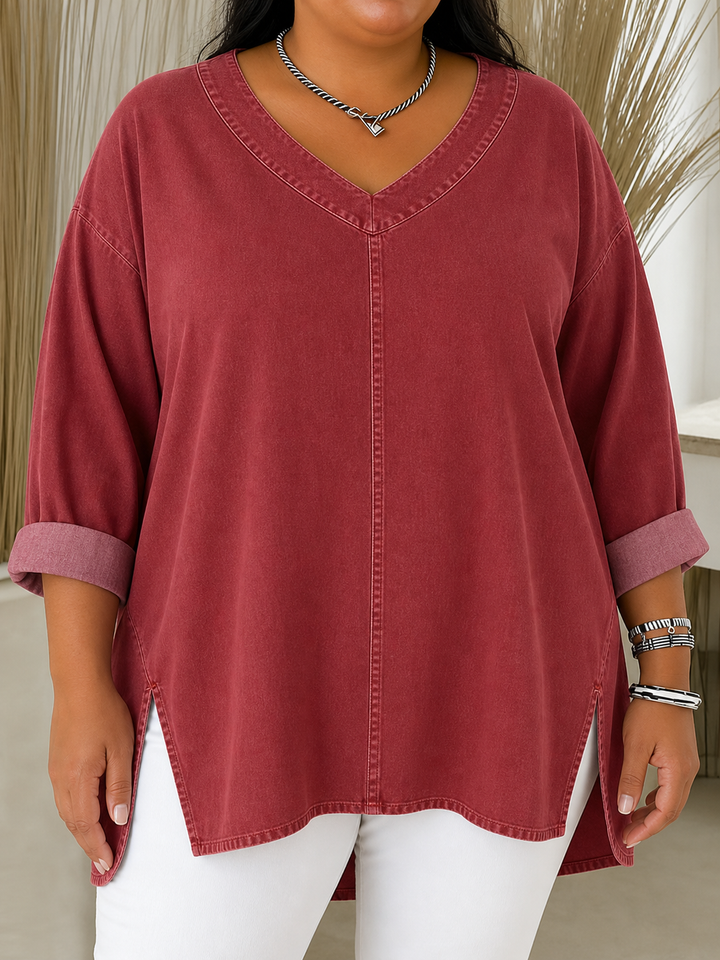 Lucy | Stilfuld Denim Top