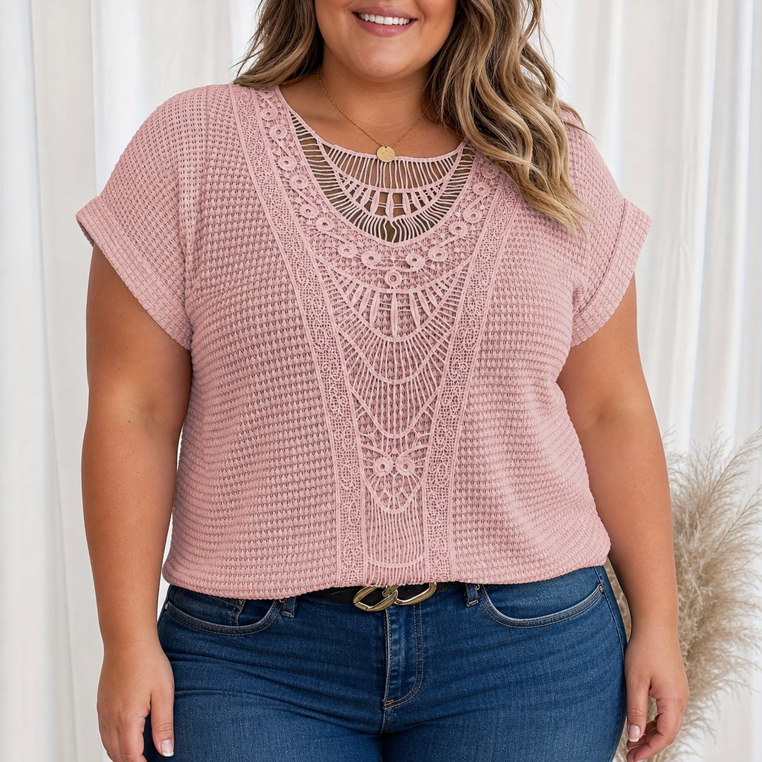 Violet | Detaljeret Strikket Top