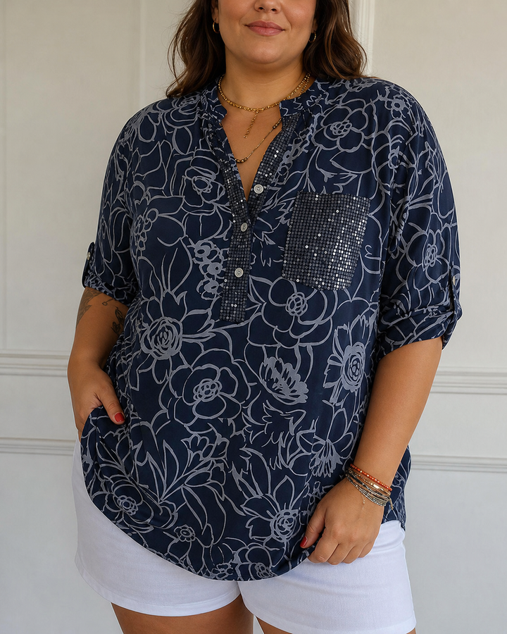 Avery | Elegant Bluse med Lomme