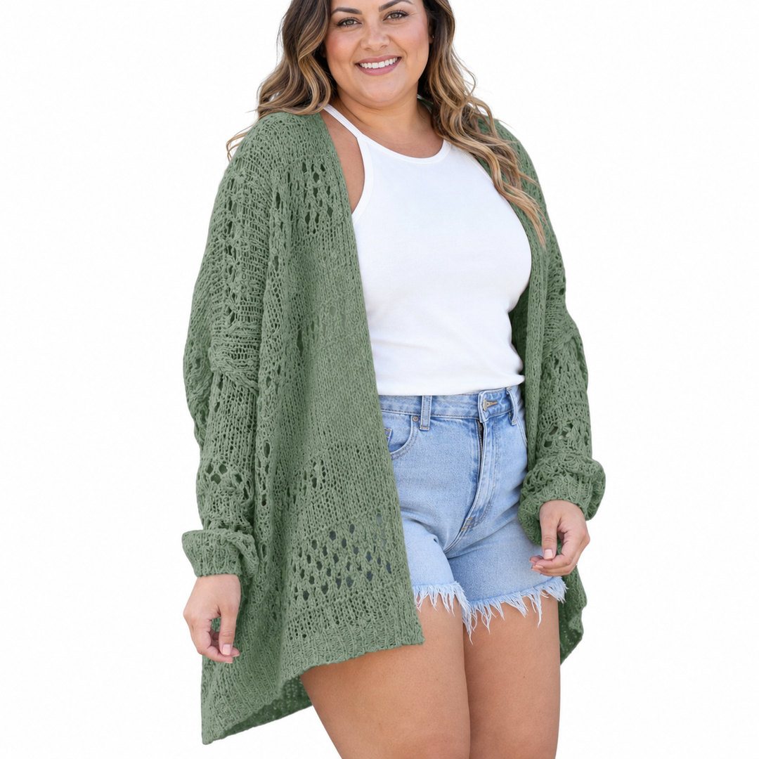 NAOMI | Letvægts Oversized Boho Sommer Cardigan