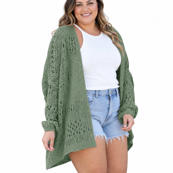 NAOMI | Letvægts Oversized Boho Sommer Cardigan