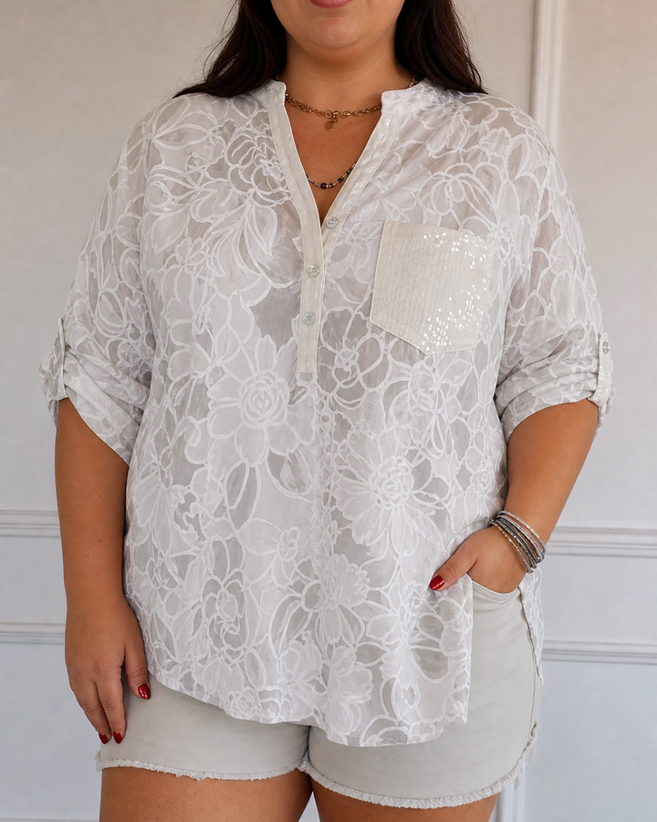 Avery | Elegant Bluse med Lomme