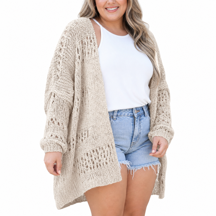 NAOMI | Letvægts Oversized Boho Sommer Cardigan