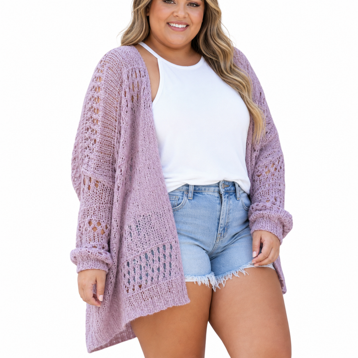 NAOMI | Letvægts Oversized Boho Sommer Cardigan