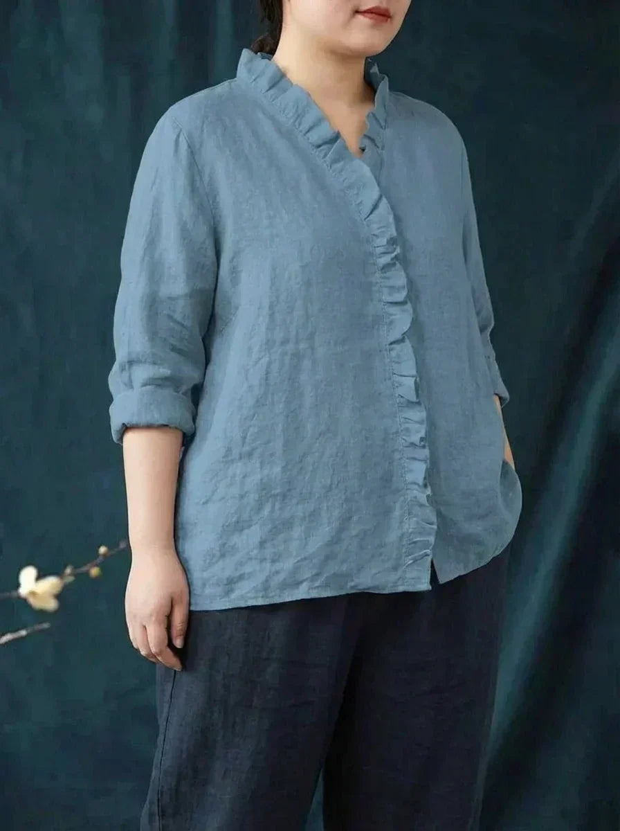 Shiloh | Elegant Linned Sommerbluse