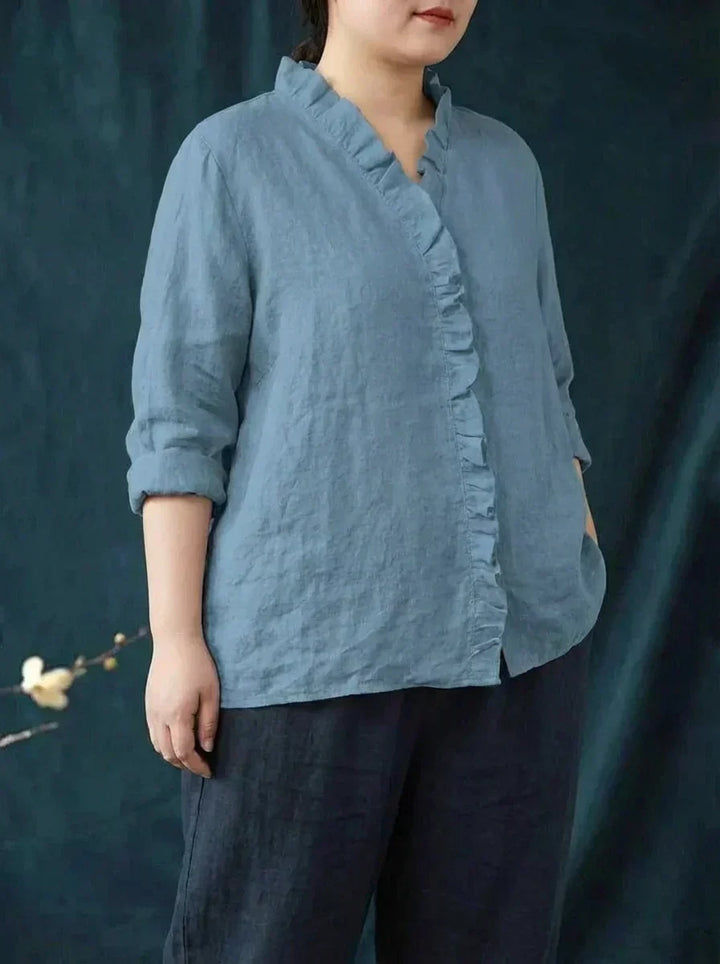 Shiloh | Elegant Linned Sommerbluse