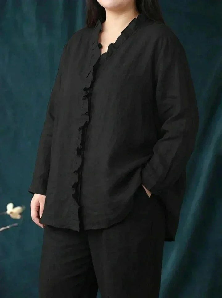 Shiloh | Elegant Linned Sommerbluse