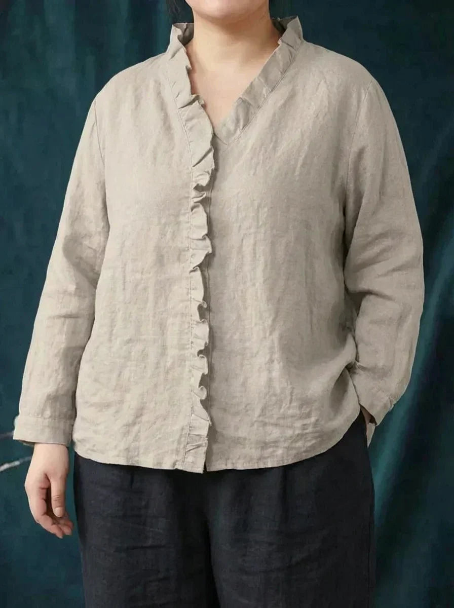 Shiloh | Elegant Linned Sommerbluse
