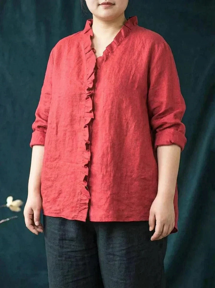 Shiloh | Elegant Linned Sommerbluse