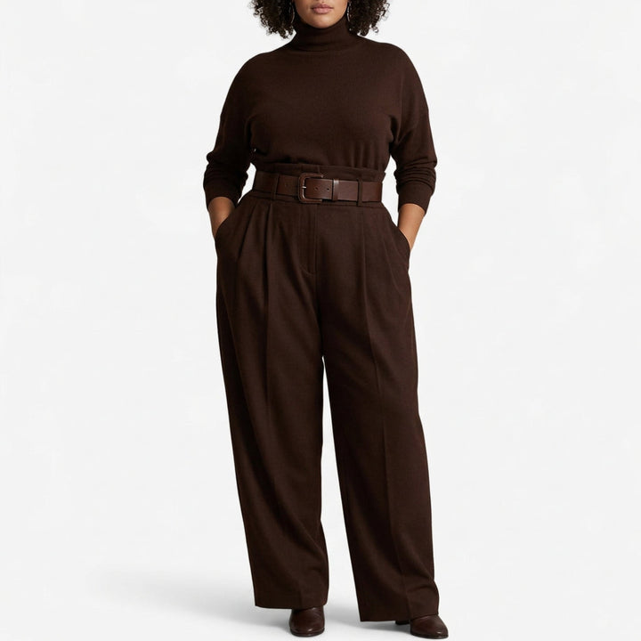 Aisha Jumpsuit med Høj Hals