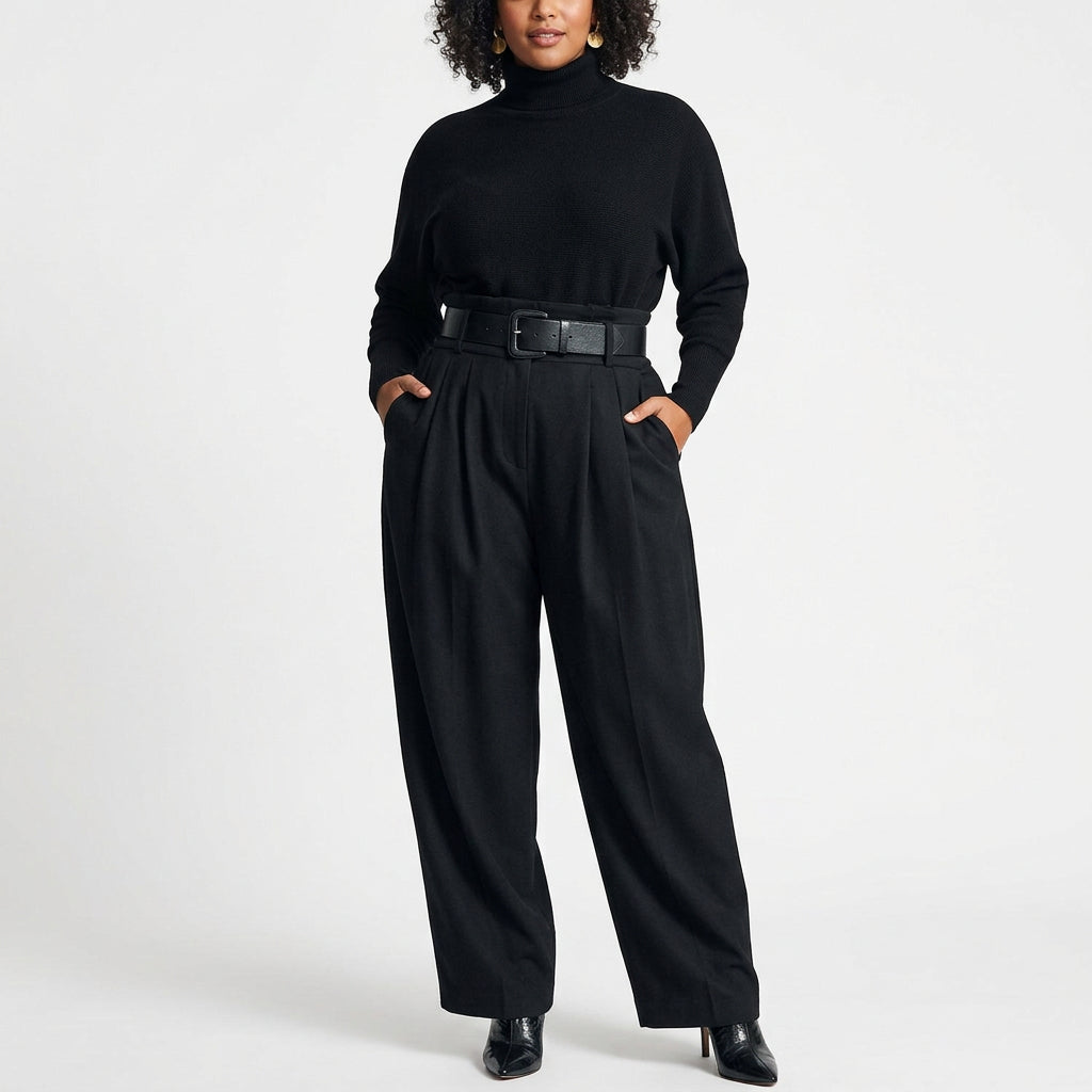 Aisha Jumpsuit med Høj Hals