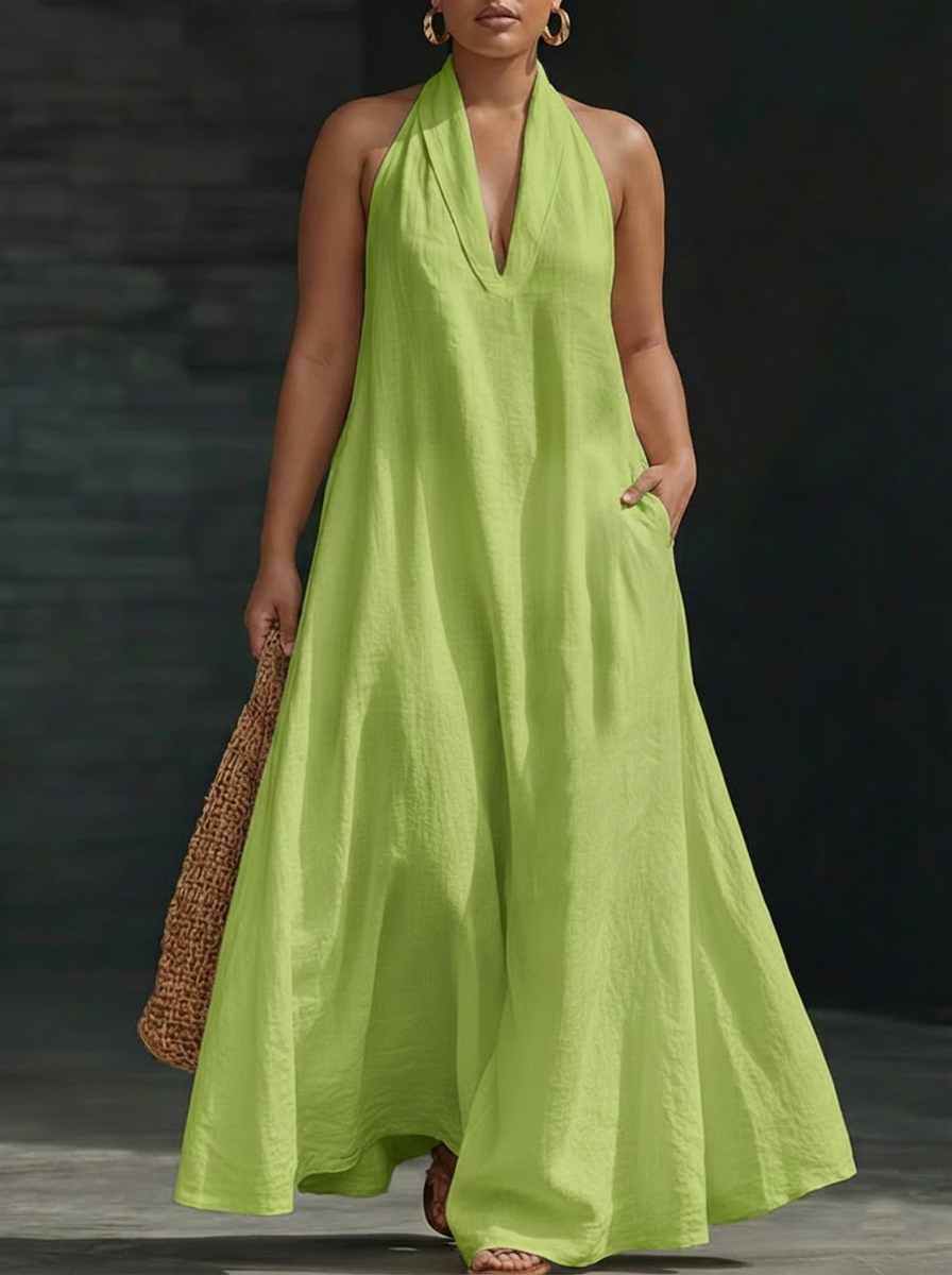 Nova | Halter Maxi Kjole