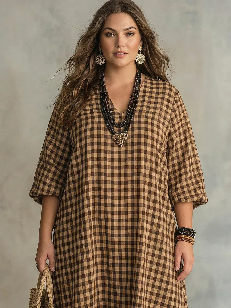 Bellamy | Check Maxi Kjole