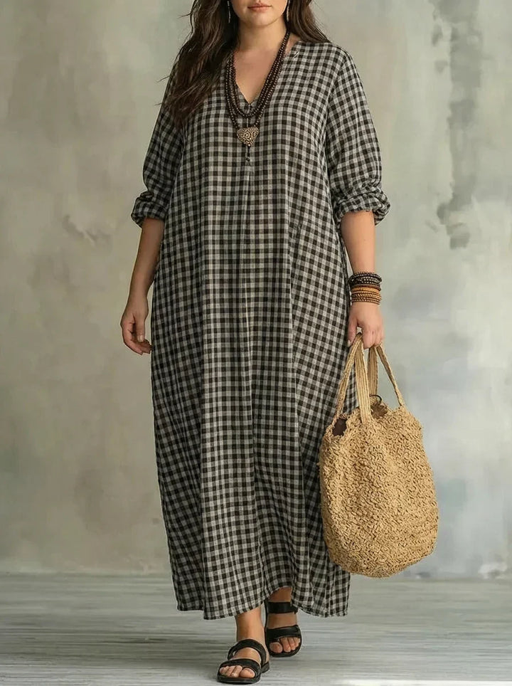 Bellamy | Check Maxi Kjole