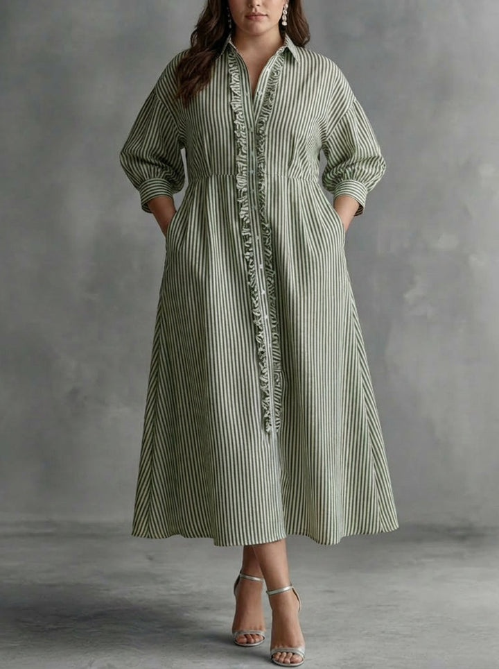 Dilys | Stripe Maxi Kjole