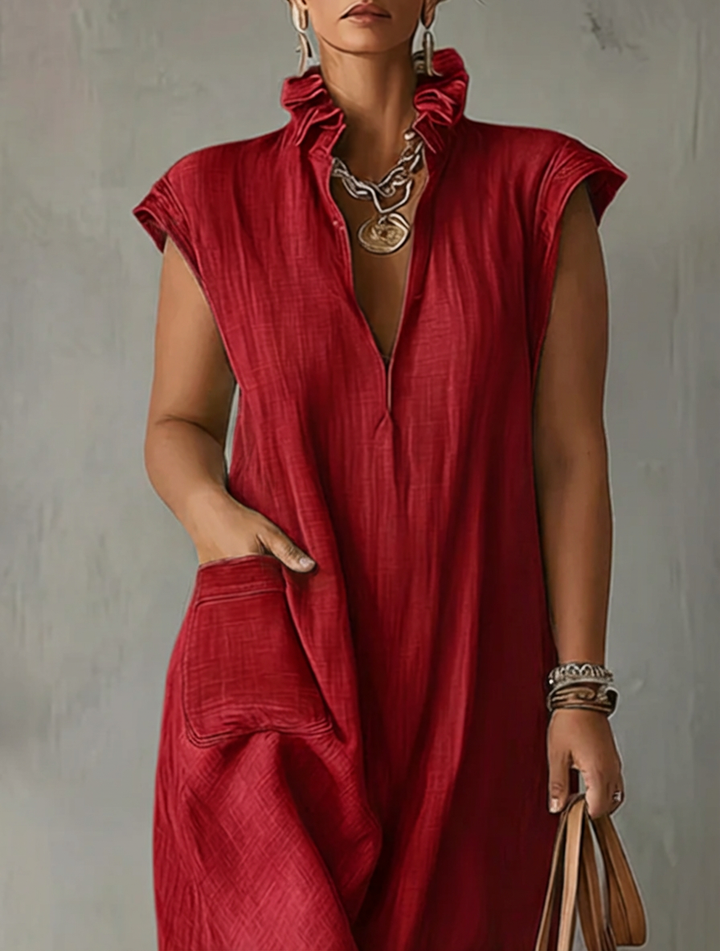 Cordelia | Ruffle Spring Maxi Dress