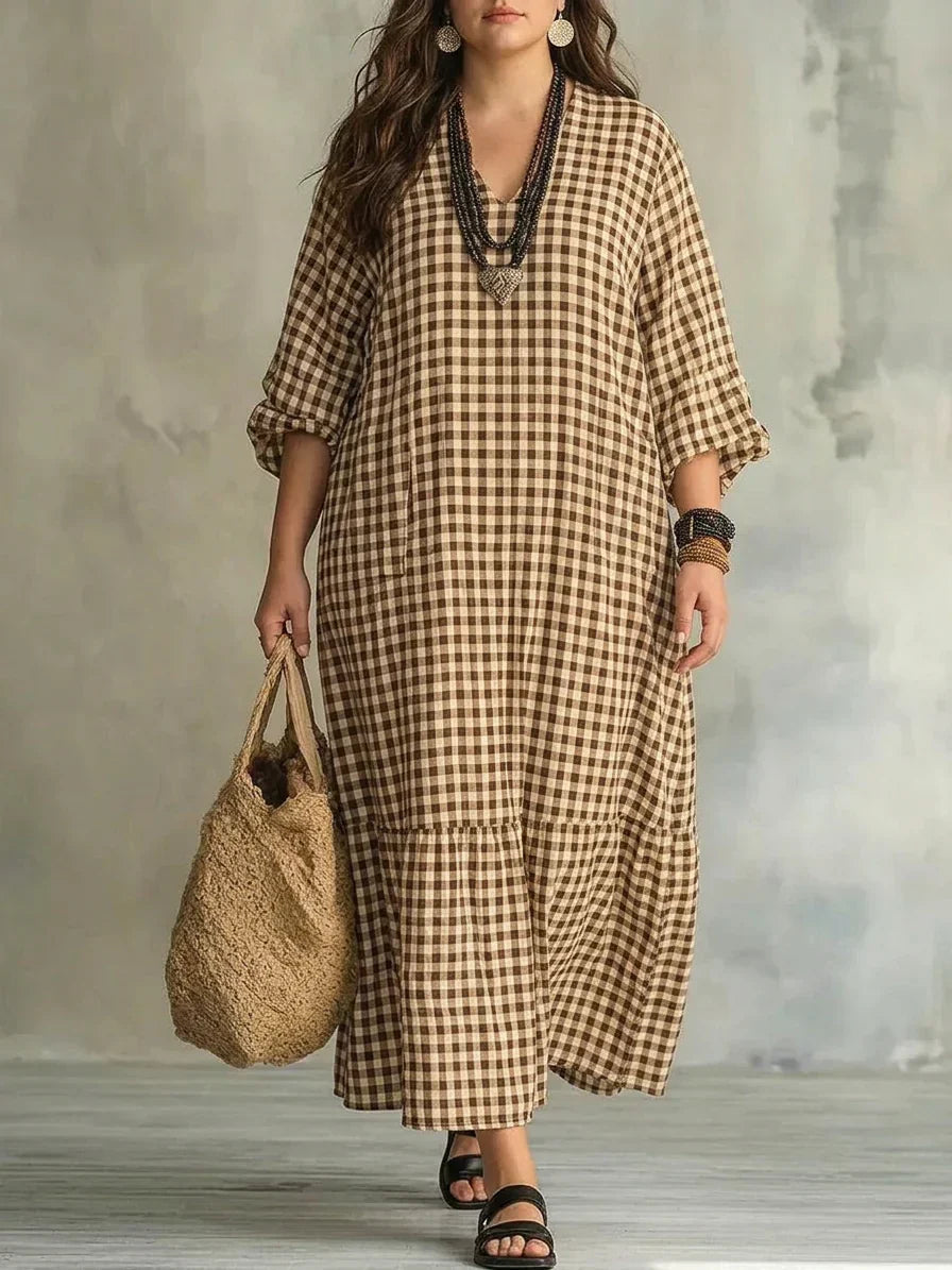 Bellamy | Check Maxi Kjole