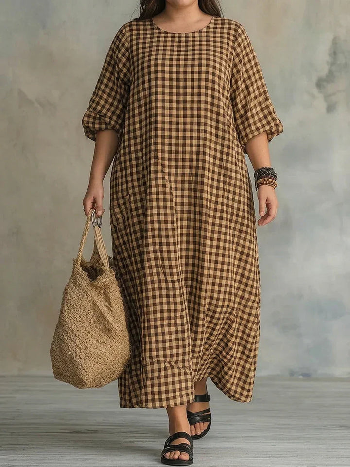 Bellamy | Check Maxi Kjole