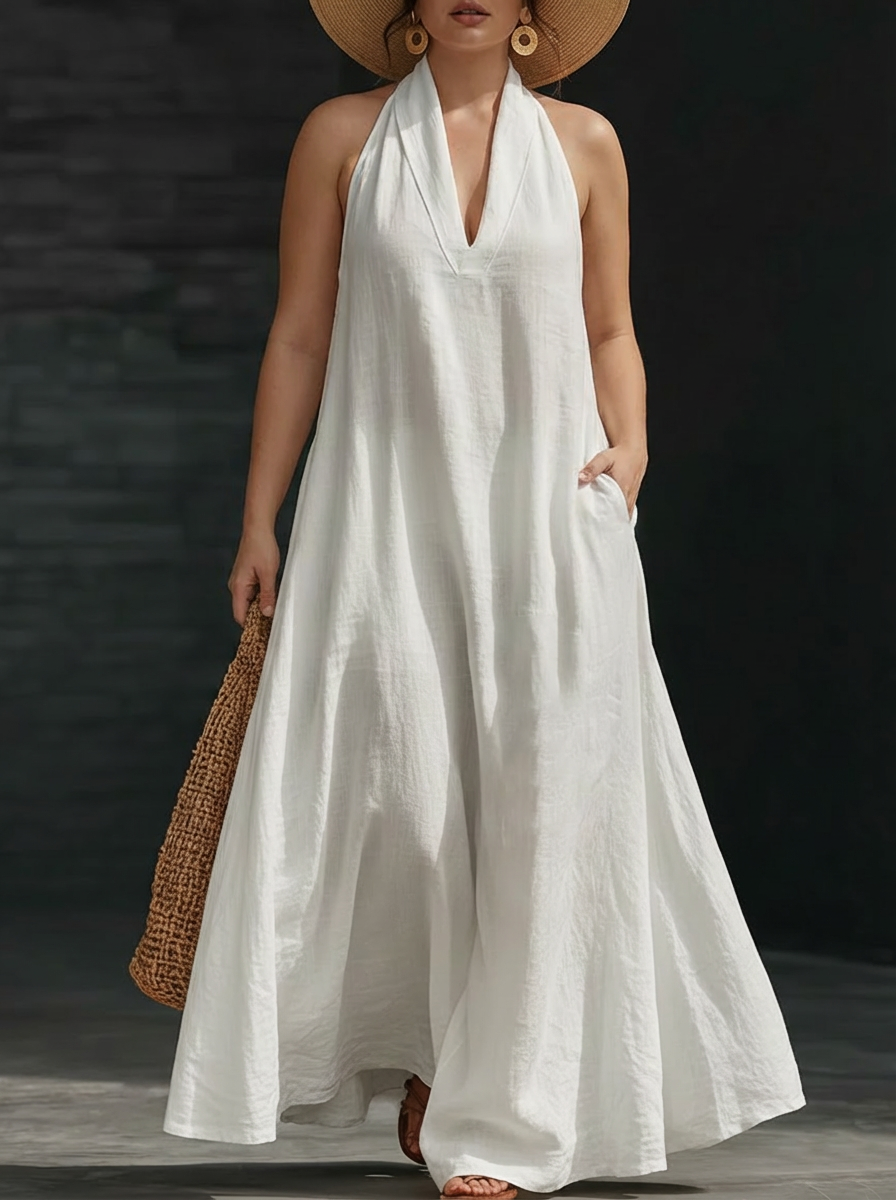 Nova | Halter Maxi Kjole