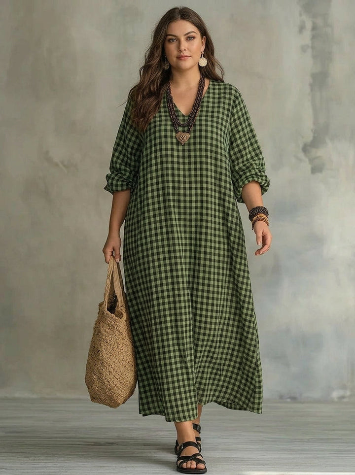 Bellamy | Check Maxi Kjole