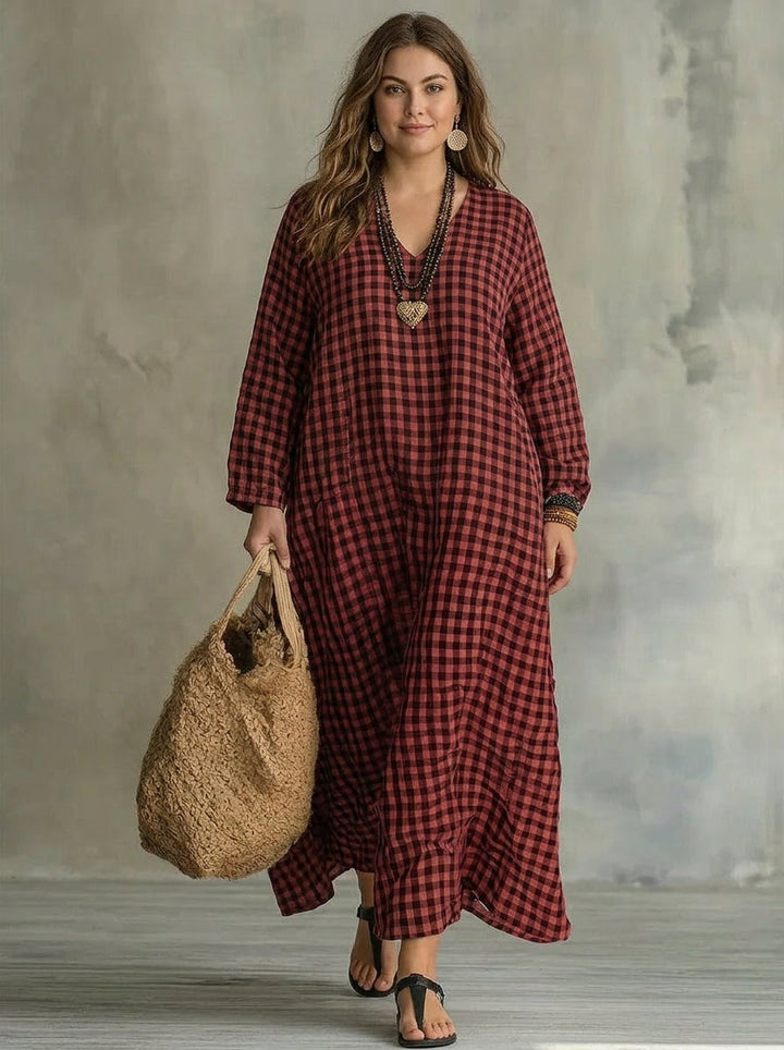 Bellamy | Check Maxi Kjole
