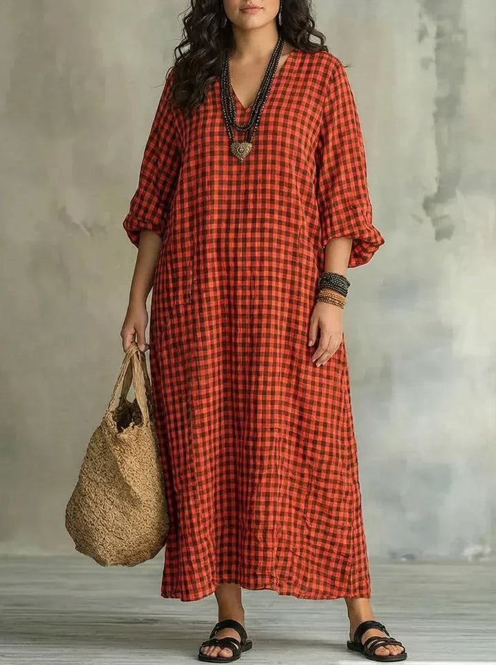 Bellamy | Check Maxi Kjole