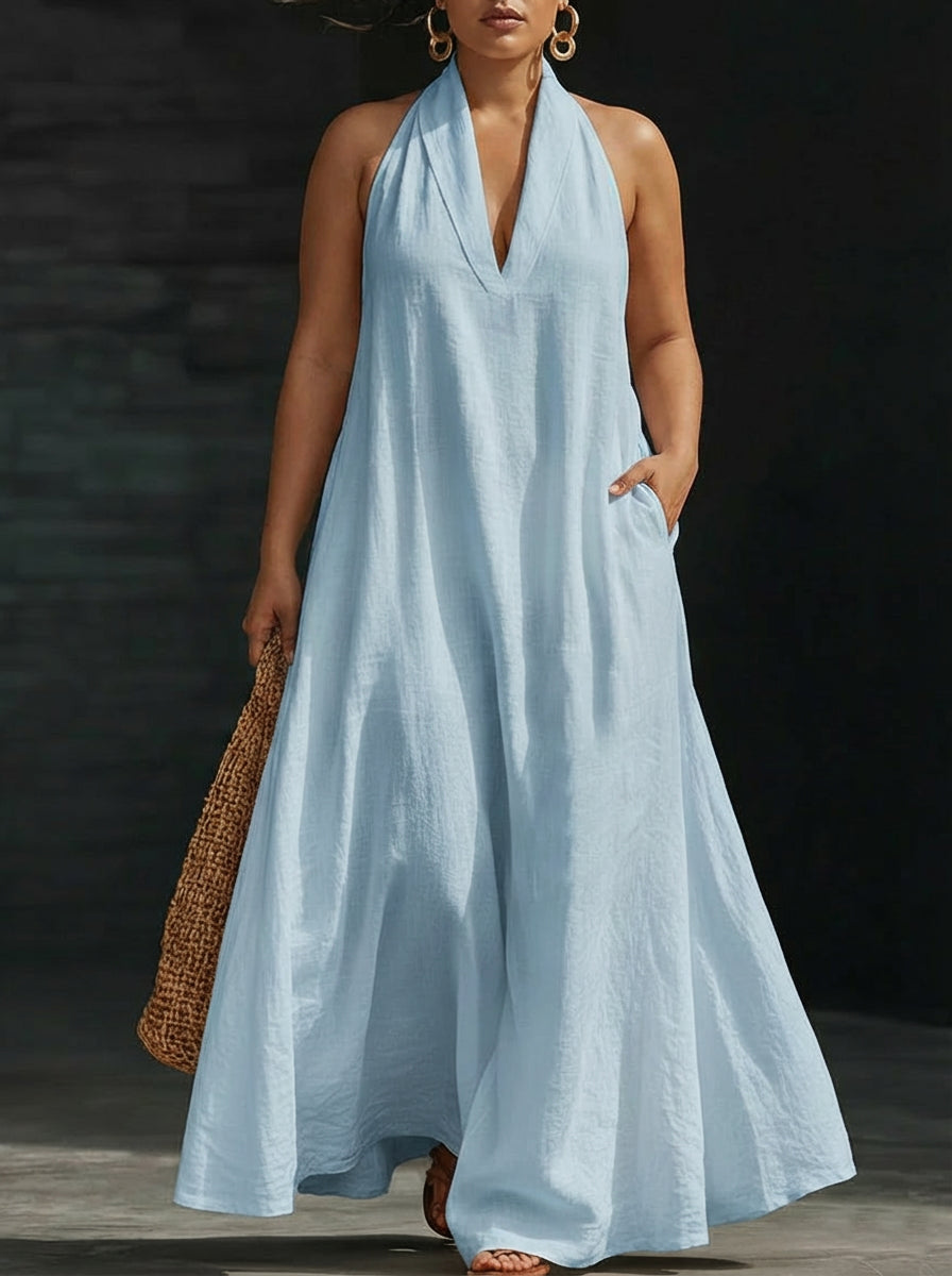 Nova | Halter Maxi Kjole
