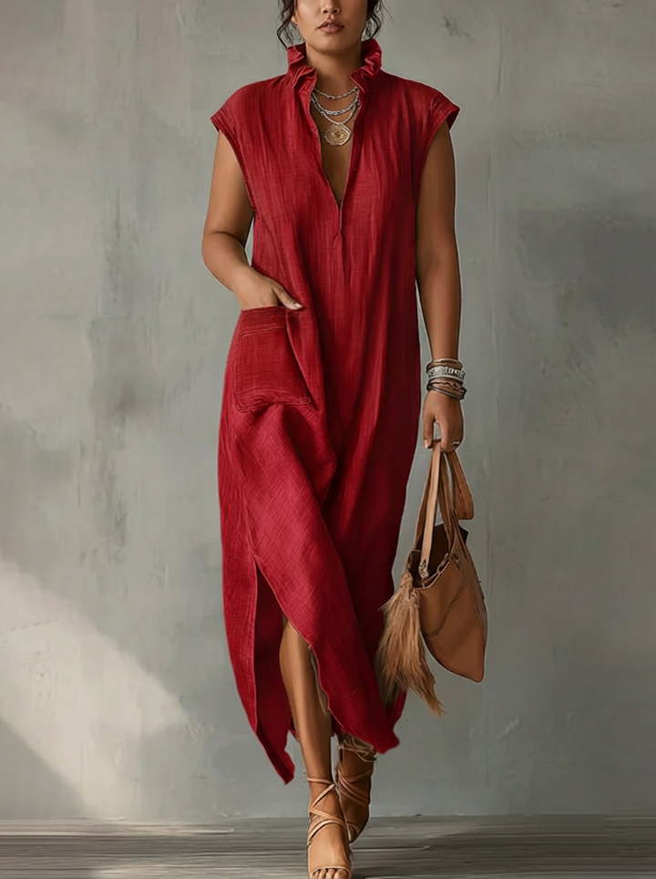 Cordelia | Ruffle Spring Maxi Dress