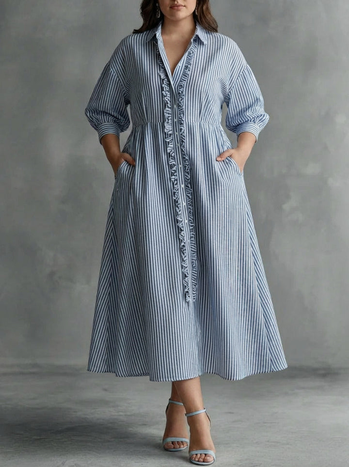 Dilys | Stripe Maxi Kjole