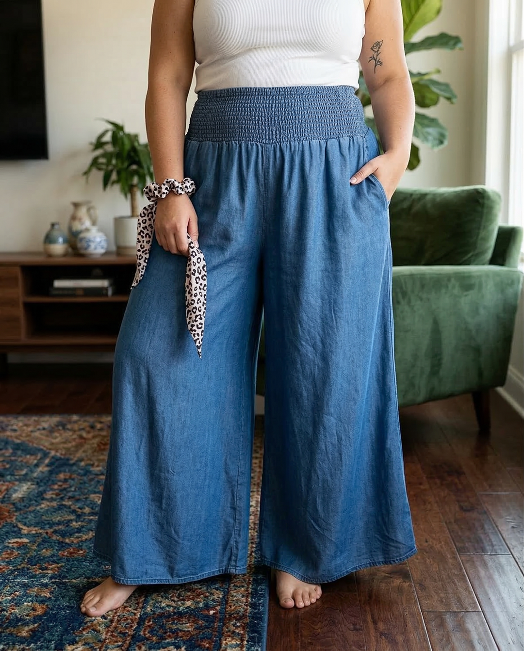 Adair | Flowing Smocked Talje Bukser