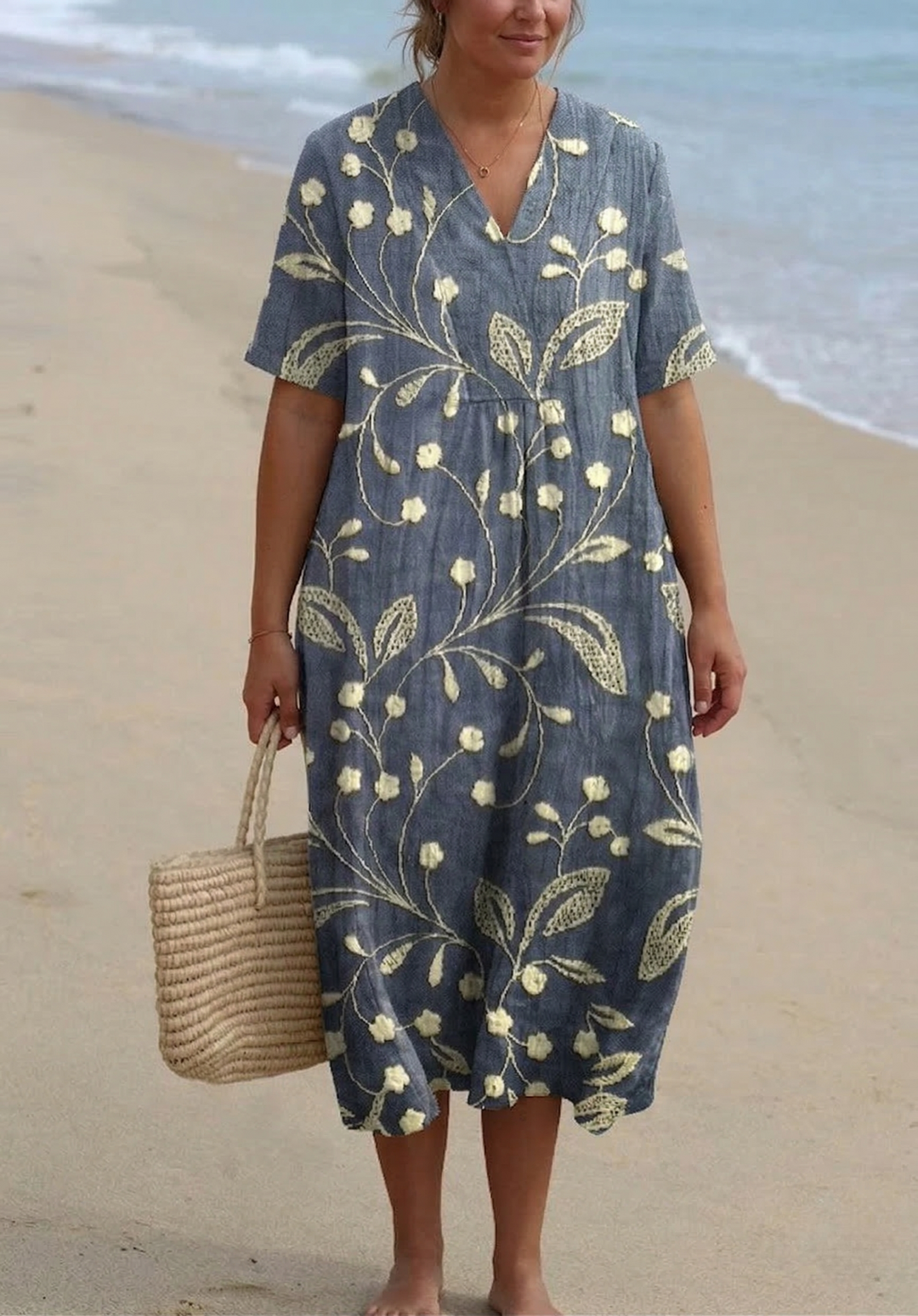 Maybelle - Vintage Blomstret Kjole