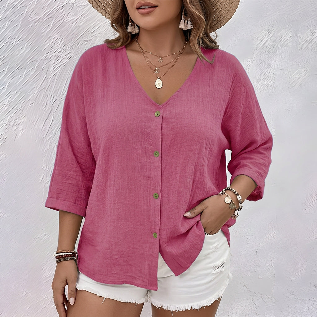 Lottie | Afslappet Button-Up Bluse