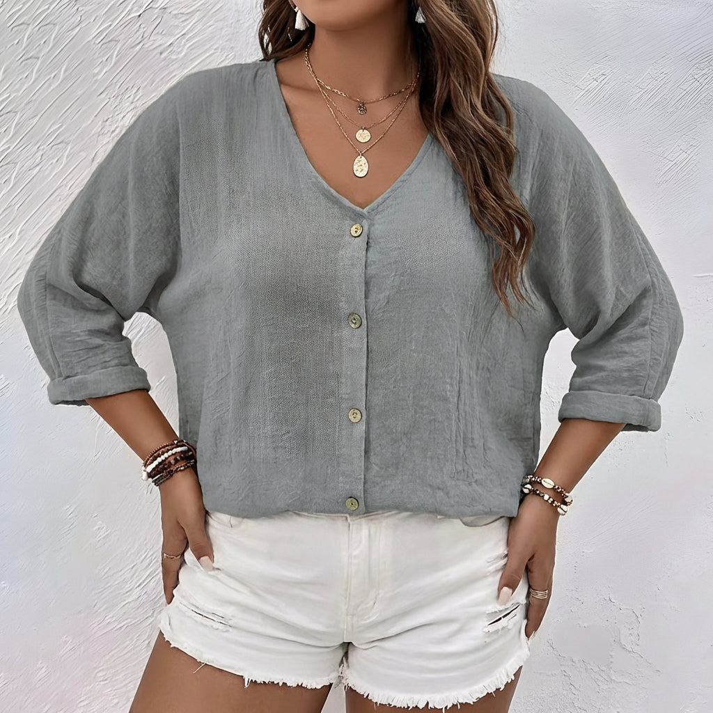 Lottie | Afslappet Button-Up Bluse