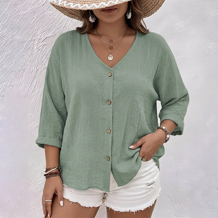 Lottie | Afslappet Button-Up Bluse