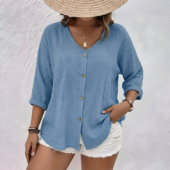 Lottie | Afslappet Button-Up Bluse