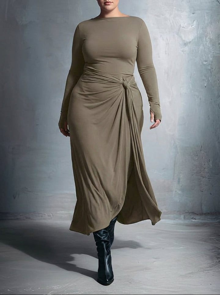 SELMA | SIDE KNOT MAXI KJOLE
