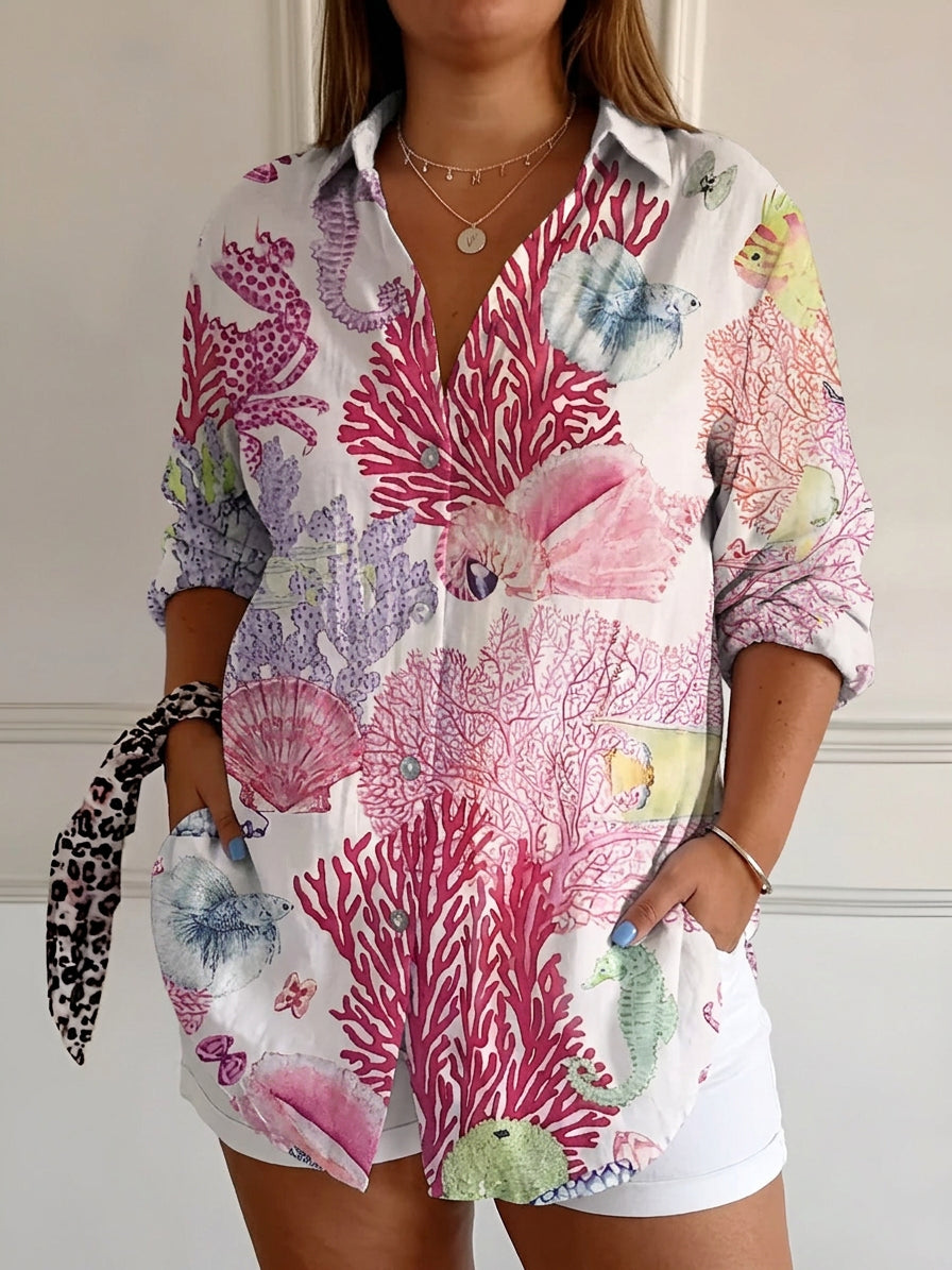 Opaline | Chic Bluse med Legende Prints